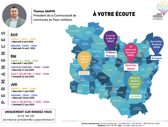 PERMANENCES DU PRÉSIDENT