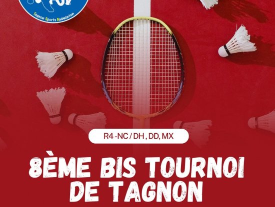 8ème Tournoi de Tagnon - Badminton
