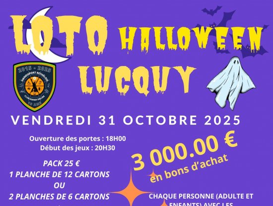 LOTO HALLOWEEN À LUCQUY
