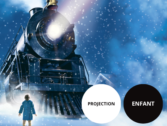 Projection du film "Le Pôle Express"