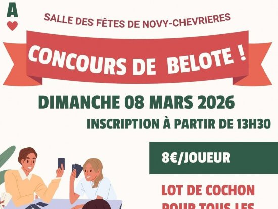 Concours de belote / Novy-chevrières
