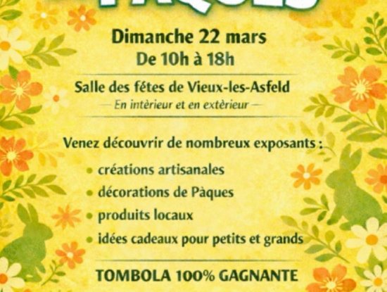 MARCHÉ DE PAQUES / VIEUX-LÈS-ASFELD