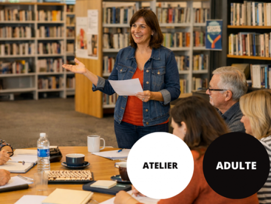 Atelier d'écriture adulte