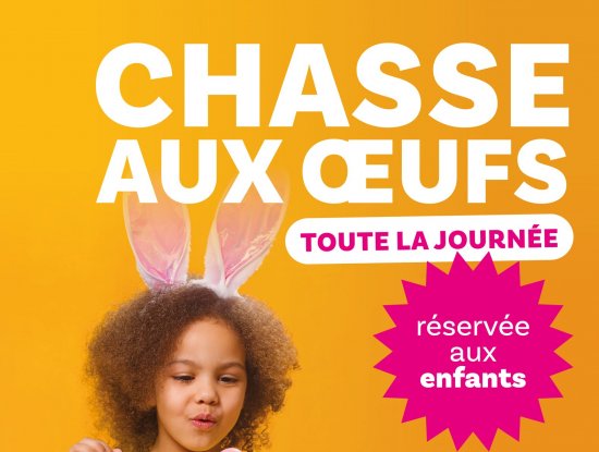 Chasse aux oeufs au centre aquatique Galéa