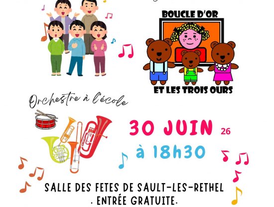 Concert de l'orchestre à l'école