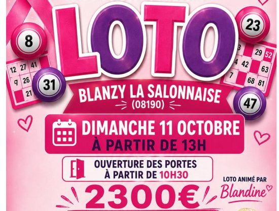 Loto à Blanzy-la-Salonnaise