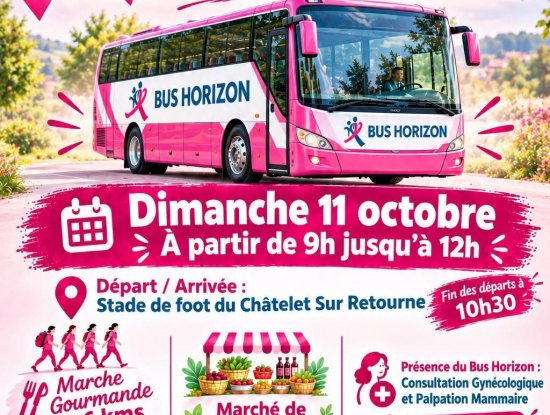 Marche Rose / Châtelet-sur-Retourne