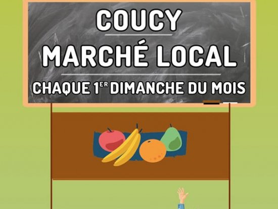 Marché local à Coucy